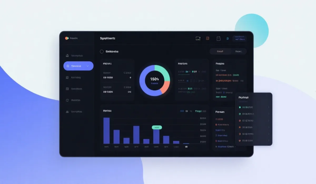 数据看板与结果概览示意图