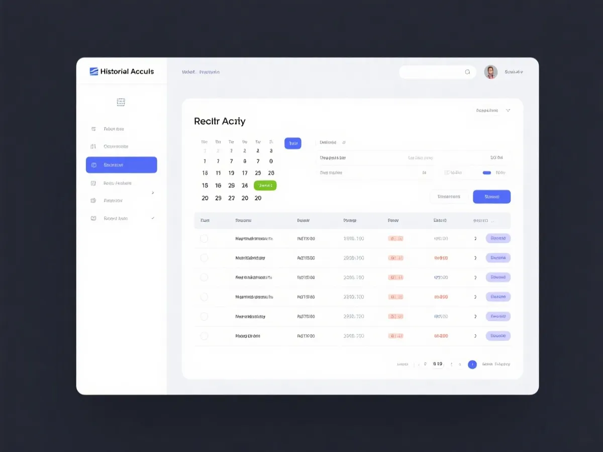 历史开奖结果检索界面