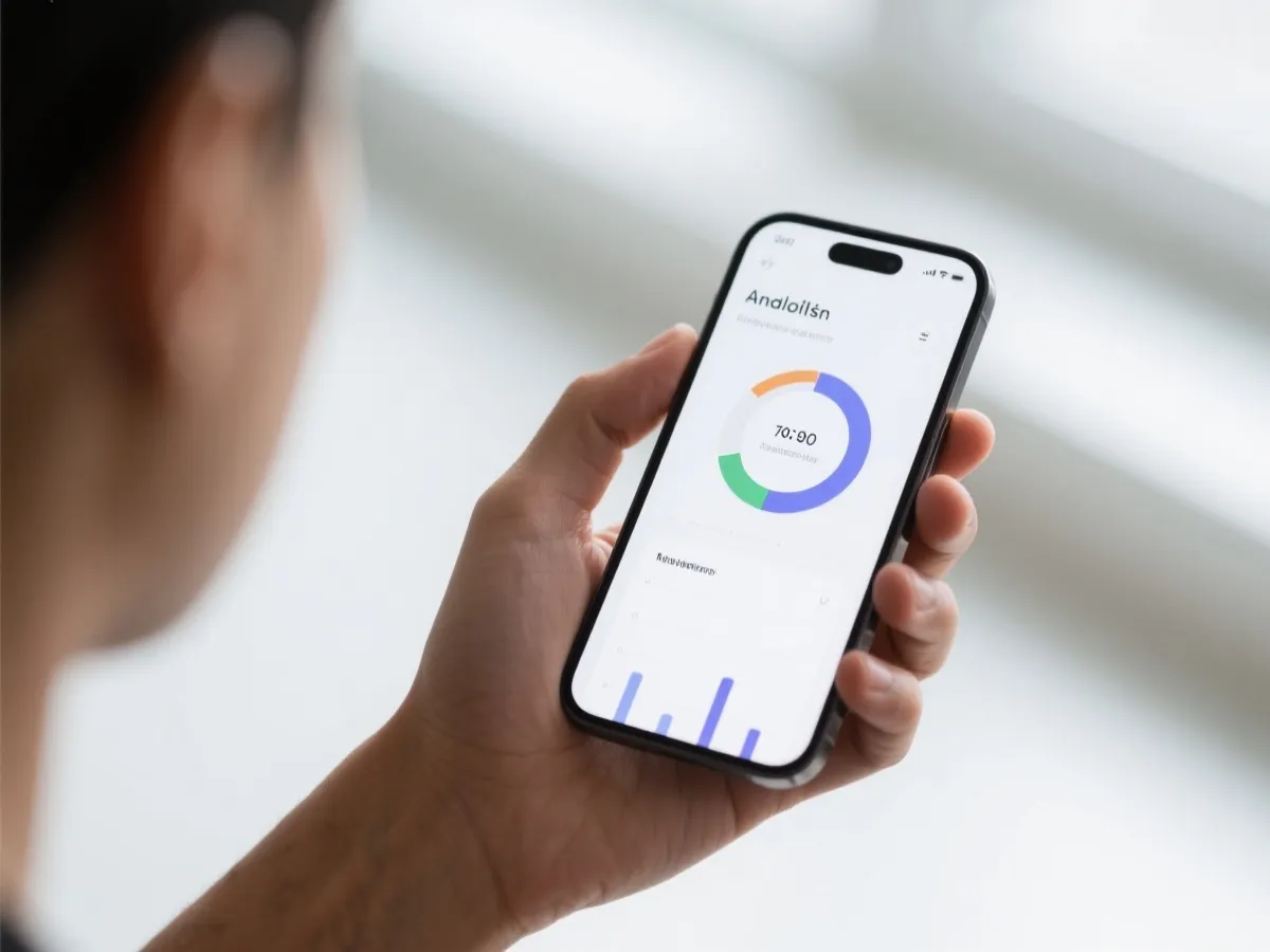 手机端查看数据示意图